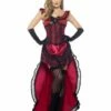 Smiffys Deluxe Western Authentic Brothel Babe Costume, Bur -FANCY THAT FANCY DRESS Sales 45233