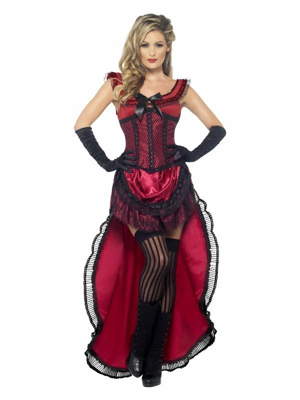 Smiffys Deluxe Western Authentic Brothel Babe Costume, Bur 3 Smiffys Deluxe Western Authentic Brothel Babe Costume, Bur