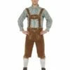 Smiffys Deluxe Traditional Hans Bavarian Costume, Green -FANCY THAT FANCY DRESS Sales 45266