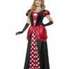 Smiffys Royal Red Queen Costume, Red