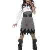 Smiffys Zombie Pirate Lady Costume, Grey -FANCY THAT FANCY DRESS Sales 45525