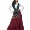 Smiffys Deluxe Pirate Buccaneer Beauty Costume, Purple -FANCY THAT FANCY DRESS Sales 45534