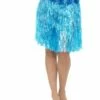Smiffys Hawaiian Hula Skirt With Flowers, Neon Blue 2 Smiffys Hawaiian Hula Skirt With Flowers, Neon Blue -FANCY THAT FANCY DRESS Sales 45555