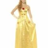 Smiffys Golden Princess Costume, Gold