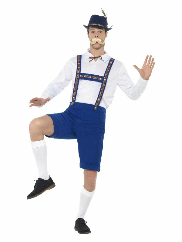 Smiffys Bavarian Costume, Blue 3 Smiffys Bavarian Costume, Blue