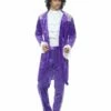 Smiffys 80s Purple Musician Costume, Purple 1 Smiffys 80s Purple Musician Costume, Purple -FANCY THAT FANCY DRESS Sales 48004