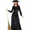 Smiffys Deluxe Witch Craft Costume, Black -FANCY THAT FANCY DRESS Sales 48015