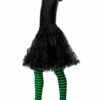 Smiffys Wicked Witch Tights, Child, Green & Black 2 Smiffys Wicked Witch Tights, Child, Green & Black -FANCY THAT FANCY DRESS Sales 48144