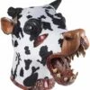 Smiffys Deluxe Butchered Daisy The Cow Head Prop, Black &