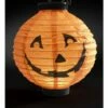 Smiffys Light Up LED Paper Pumpkin Lantern, Orange 1 Smiffys Light Up LED Paper Pumpkin Lantern, Orange -FANCY THAT FANCY DRESS Sales 48289