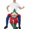 Smiffys Piggyback Gnome Costume, Green 1 Smiffys Piggyback Gnome Costume, Green -FANCY THAT FANCY DRESS Sales 48818