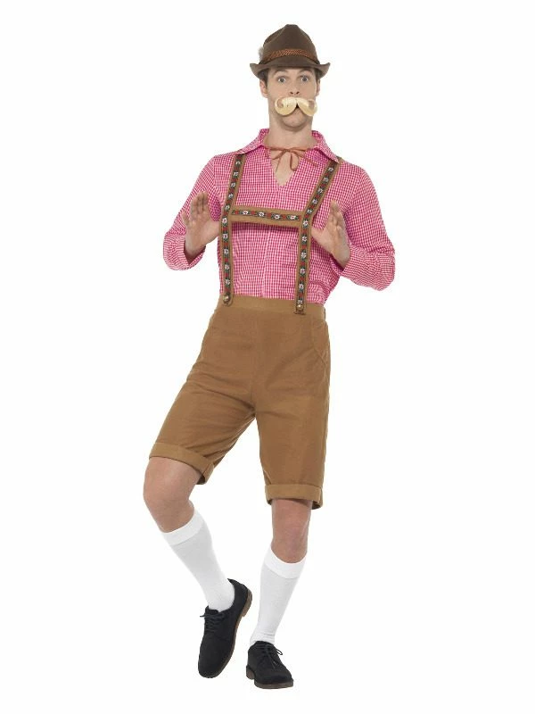 Smiffys Mr Bavarian Costume, Red & Brown 3 Smiffys Mr Bavarian Costume, Red & Brown