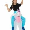 Smiffys Kids Piggyback Unicorn Costume, Pink & White -FANCY THAT FANCY DRESS Sales 49691 1