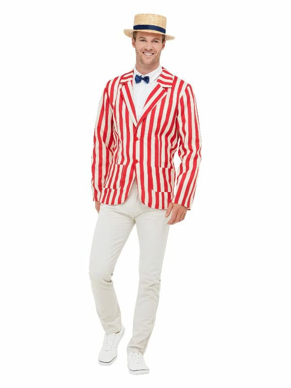Smiffys 20s Barber Shop Costume, Red & Cream 3 Smiffys 20s Barber Shop Costume, Red & Cream