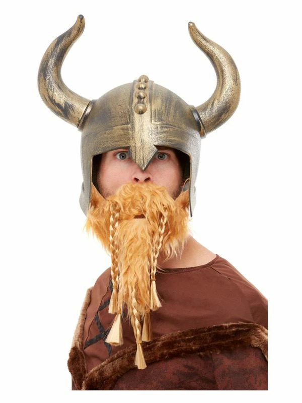 Smiffys Viking Helmet, Gold 3 Smiffys Viking Helmet, Gold