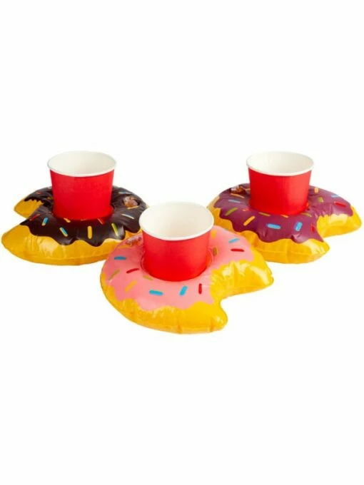 Smiffys Inflatable Donut Drink Holder Ring, Assorted 8 Smiffys Inflatable Donut Drink Holder Ring, Assorted -FANCY THAT FANCY DRESS Sales 50886 3