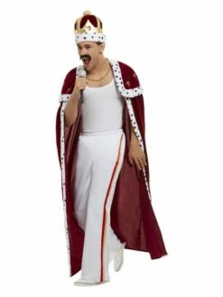 Smiffys Queen Deluxe Royal Costume, Red