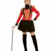Smiffys Deluxe Ringmaster Lady Costume, Red -FANCY THAT FANCY DRESS Sales 51049 5