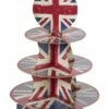 Smiffys Union Jack Vintage Style Print Cake Stand -FANCY THAT FANCY DRESS Sales 52623 5