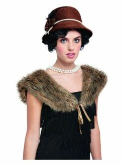 Smiffys 20s Deluxe Instant Kit, Brown