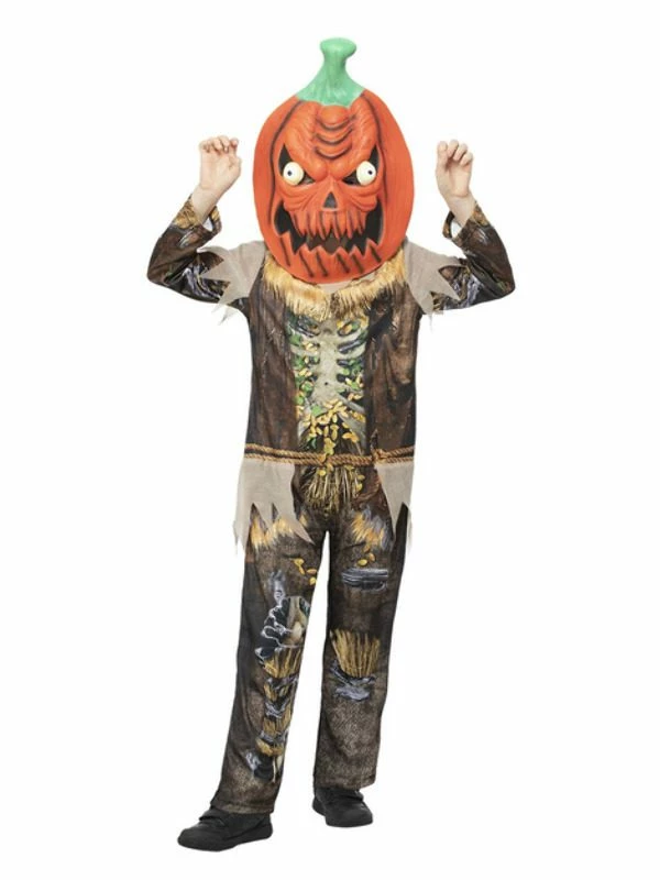 Smiffys Pumpkin Scarecrow Reaper Costume 3 Smiffys Pumpkin Scarecrow Reaper Costume
