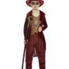 Smiffys Voodoo Witch Doctor Costume, Burgundy 2 Smiffys Voodoo Witch Doctor Costume, Burgundy -FANCY THAT FANCY DRESS Sales 63099 5
