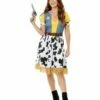 Smiffys Western Cowgirl Costume, Yellow -FANCY THAT FANCY DRESS Sales 70011 2