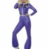 Smiffys 70s Dancing Queen Costume, Purple -FANCY THAT FANCY DRESS Sales 70039 1