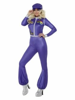 Smiffys 70s Dancing Queen Costume, Purple