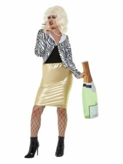 Smiffys Lady Fabulous Costume, Black & White