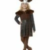 Smiffys Viking Princess Costume, Brown -FANCY THAT FANCY DRESS Sales 71006 1
