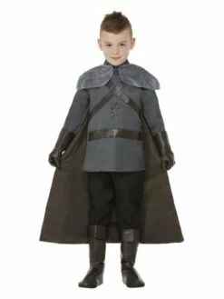 Smiffys Deluxe Medieval Lord Costume, Grey