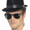 Smiffys Flocked Fedora Hat, Black -FANCY THAT FANCY DRESS Sales 94191 4