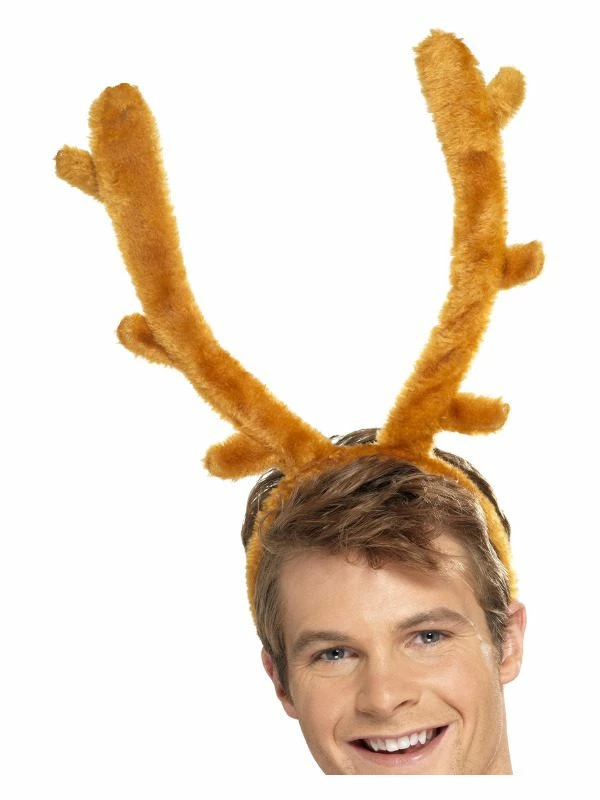 Smiffys Stag Night Horns, Brown 3 Smiffys Stag Night Horns, Brown