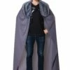 Grey Fur Collared Mens Cape -FANCY THAT FANCY DRESS Sales AC088 scaled 1