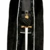 Black Faux Fur Trimmed Cape -FANCY THAT FANCY DRESS Sales AC581 scaled 1