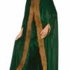 Green Faux Fur Trimmed Cape -FANCY THAT FANCY DRESS Sales AC583 scaled 1
