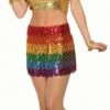 Rainbow Sequin Skirt 1 Rainbow Sequin Skirt -FANCY THAT FANCY DRESS Sales AC81289 scaled 1