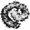 Black/White Feather Boa