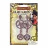 Steampunk Gear Earrings 1 Steampunk Gear Earrings -FANCY THAT FANCY DRESS Sales BA1703