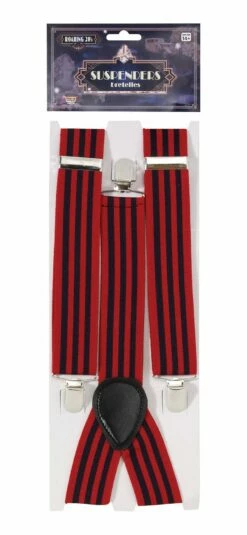Striped Braces Red/Blue