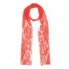 80s Neon Lace Scarf Orange