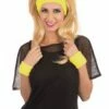 80s Headband/Wristband Set Yellow -FANCY THAT FANCY DRESS Sales BA3323 scaled 1