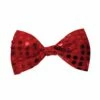 Sequin Bow Tie Red -FANCY THAT FANCY DRESS Sales BA406