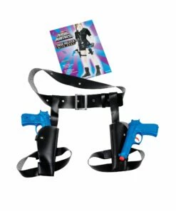 Thigh Twin Holster Set With Guns
