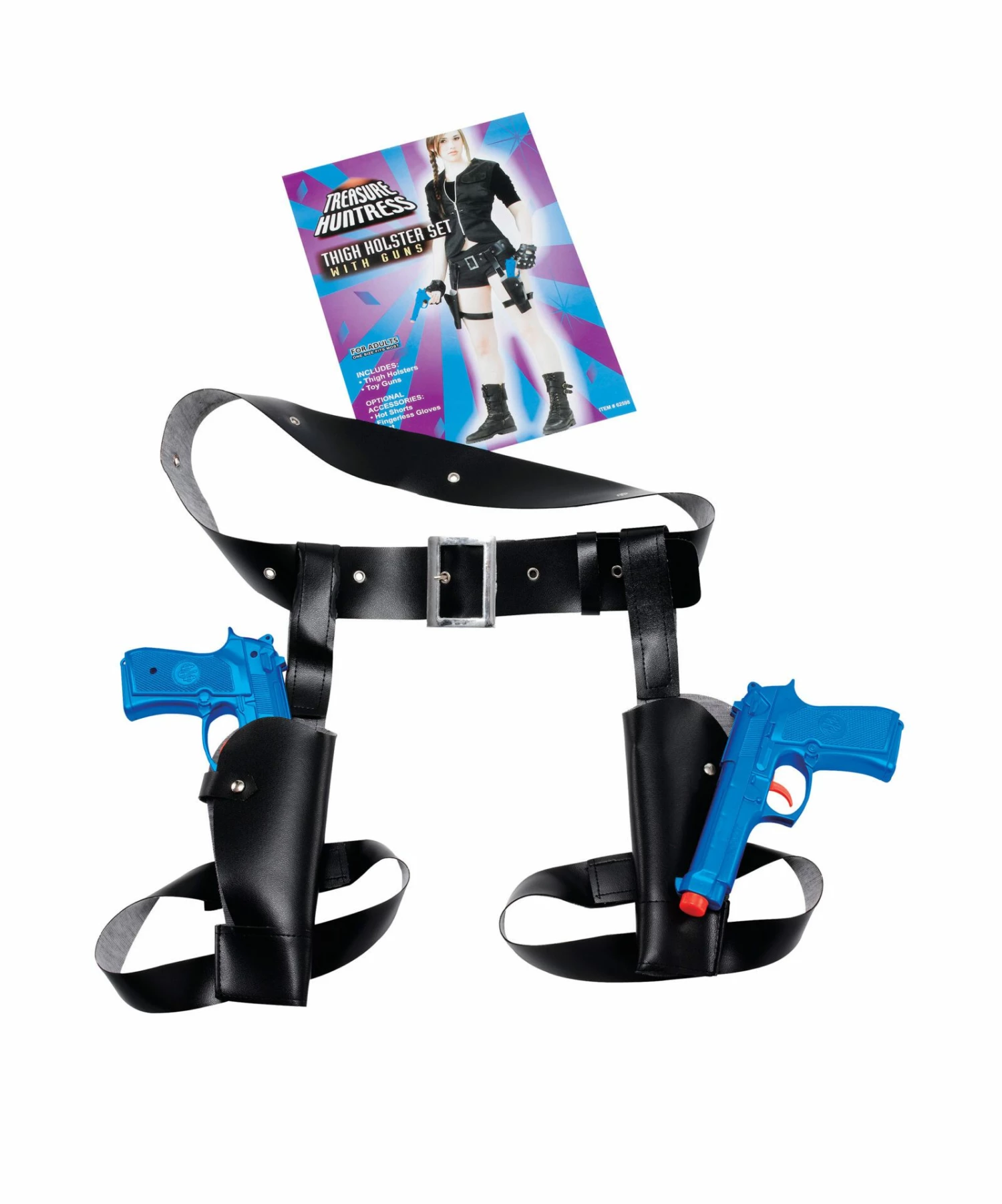 Thigh Twin Holster Set With Guns 3 Thigh Twin Holster Set With Guns