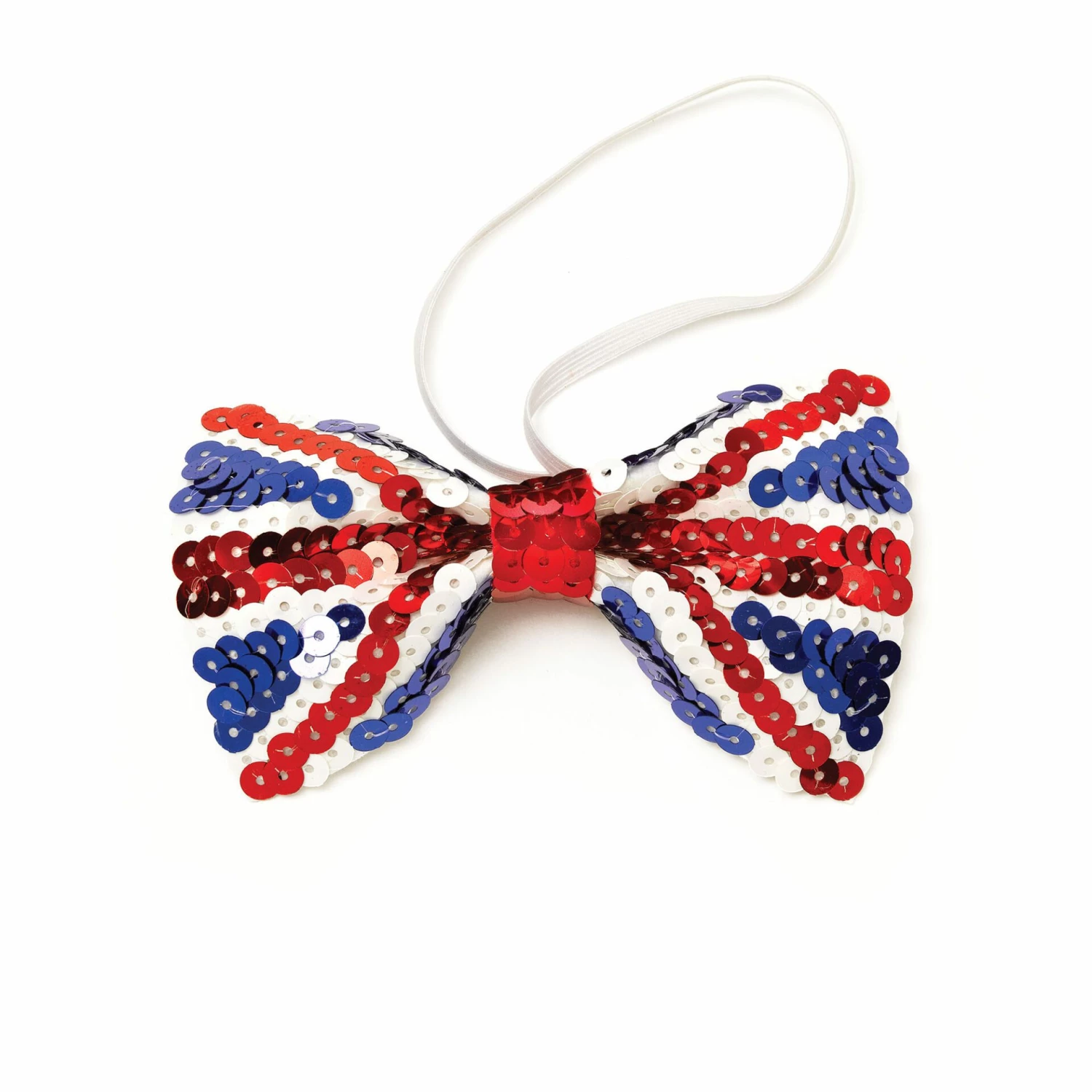 Union Jack Sequin Bow Tie 3 Union Jack Sequin Bow Tie