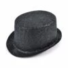 Black Glitter Topper Hat -FANCY THAT FANCY DRESS Sales BH084