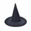 Witch Hat Plain Black Nylon -FANCY THAT FANCY DRESS Sales BH291