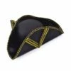 Tricorn Hat Gold Trim + Pattern -FANCY THAT FANCY DRESS Sales BH443